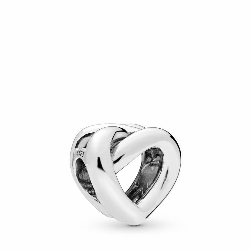 Pandora Knotted Heart Charm Sale NZ, Sterling Silver (187690-WCY)